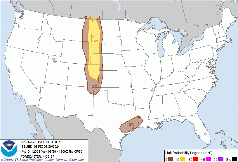 United States Hail Outlook