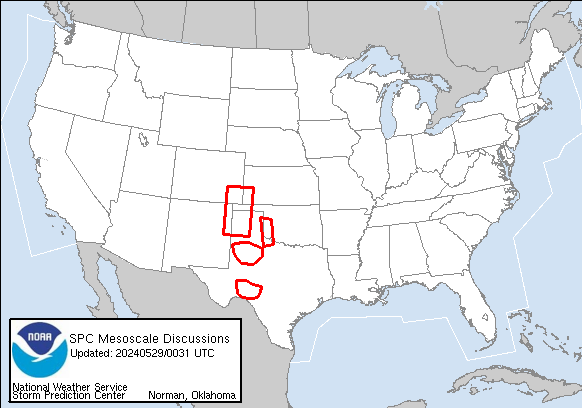 Current United States Mesoscale Discussions
